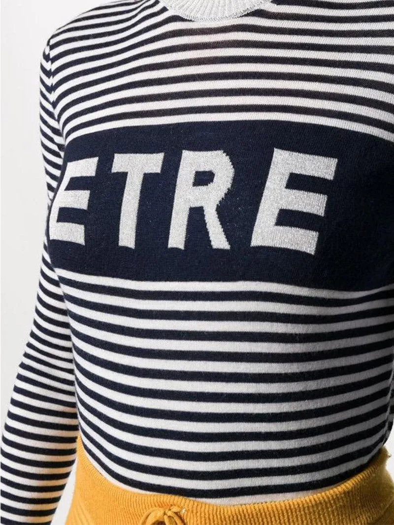 Striped Logo Jumper