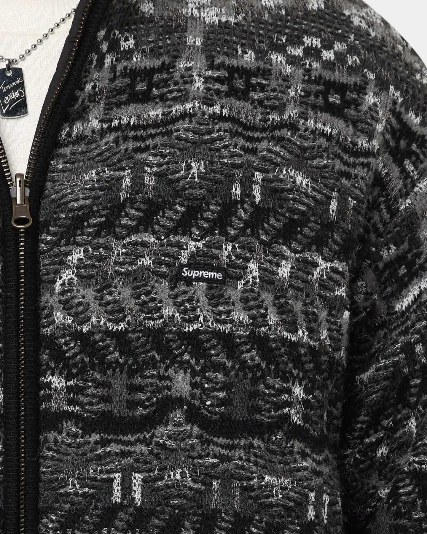 Supreme X Missoni Reversible Knit Jacket Black