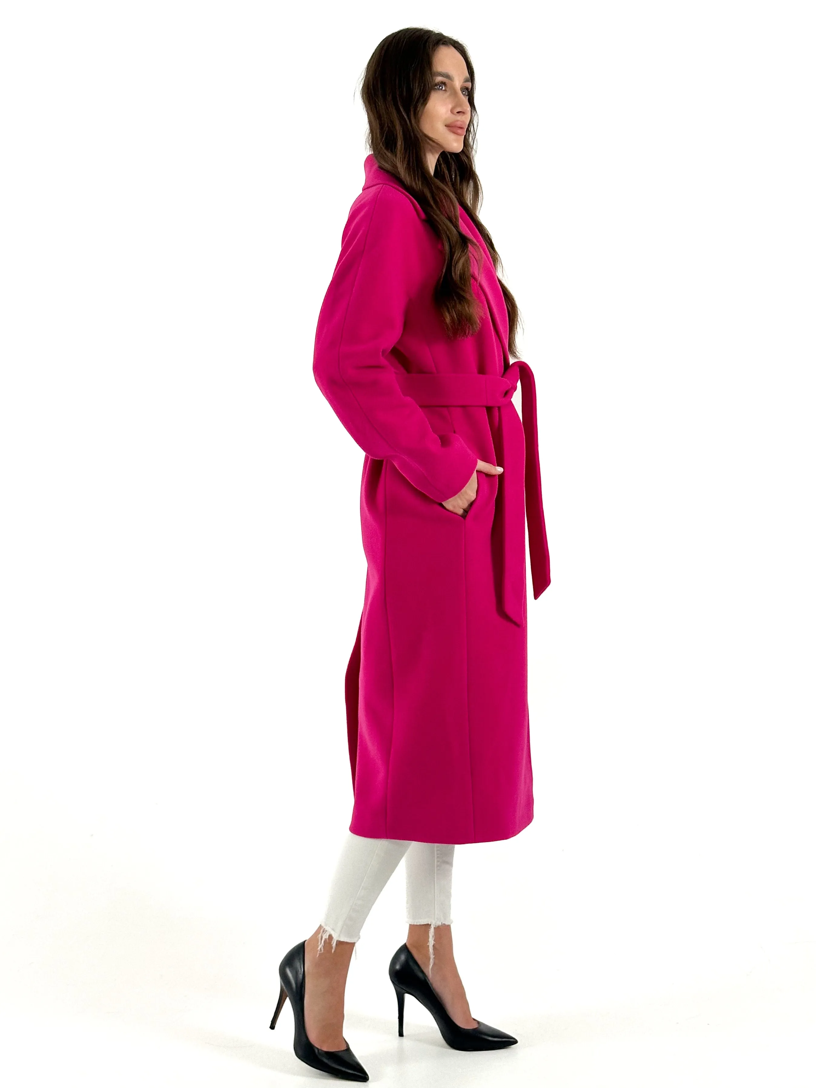 Tailored Cashmere Wool Coat