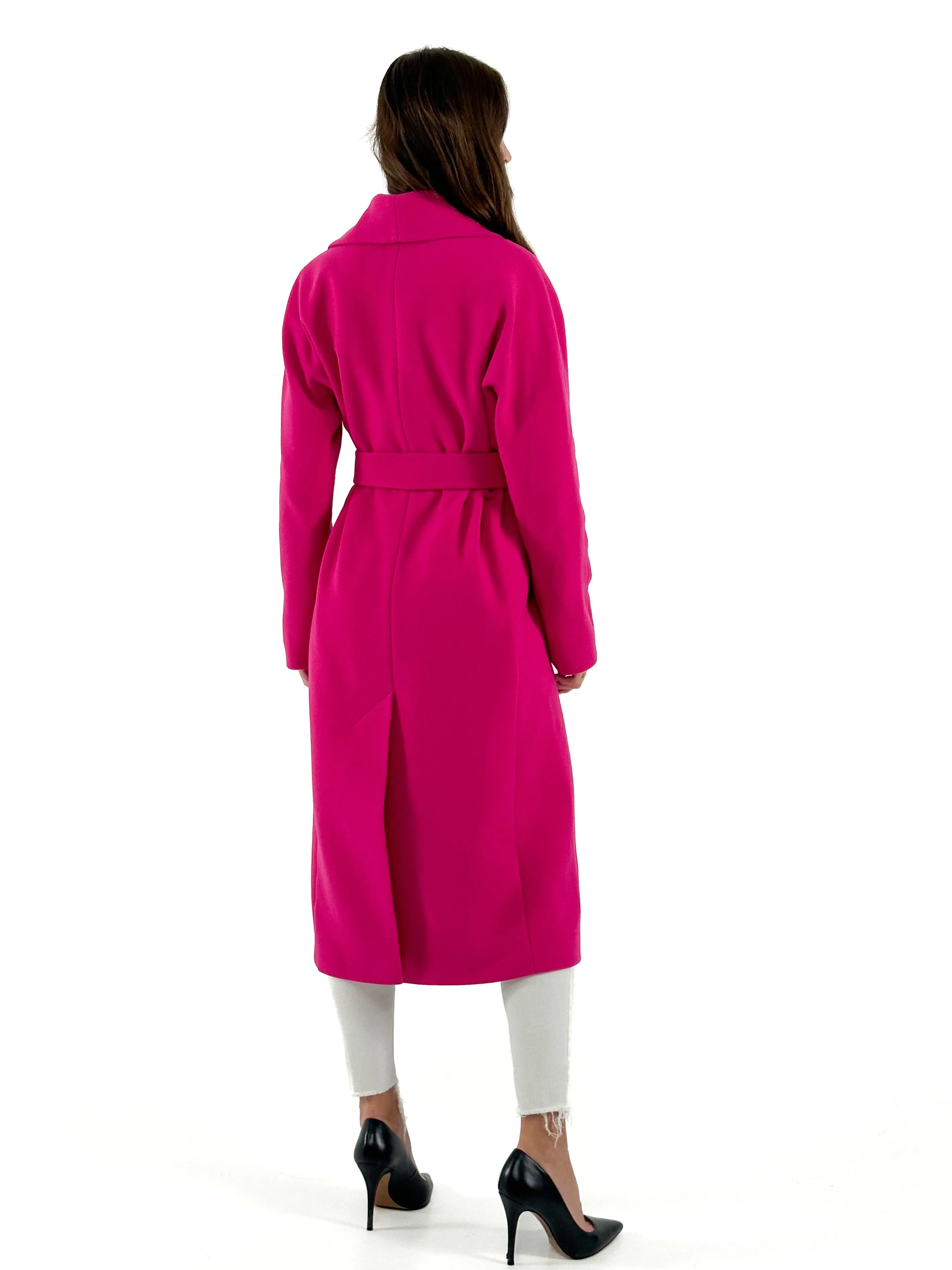 Tailored Cashmere Wool Coat