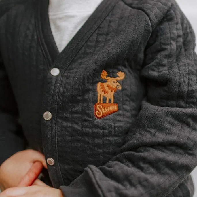 The Moose Grandpa Cardigan - KIDS