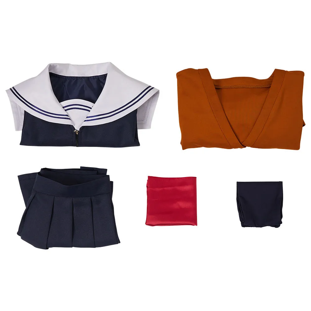 Tomodachi Shiho Sawaragi Cosplay Costume School Uniform Dress Outfits