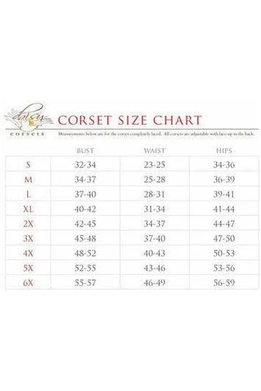 Top Drawer 6 PC Fairytale Princess Corset Costume