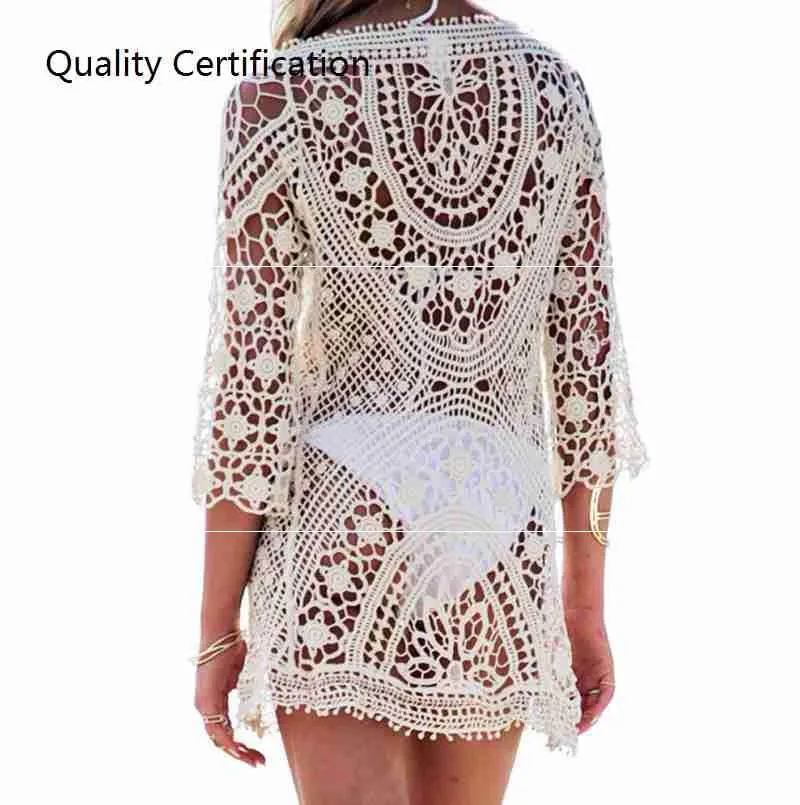 Tops Swimwear Summer Beach Dress White Beach Shirt 2 Styles