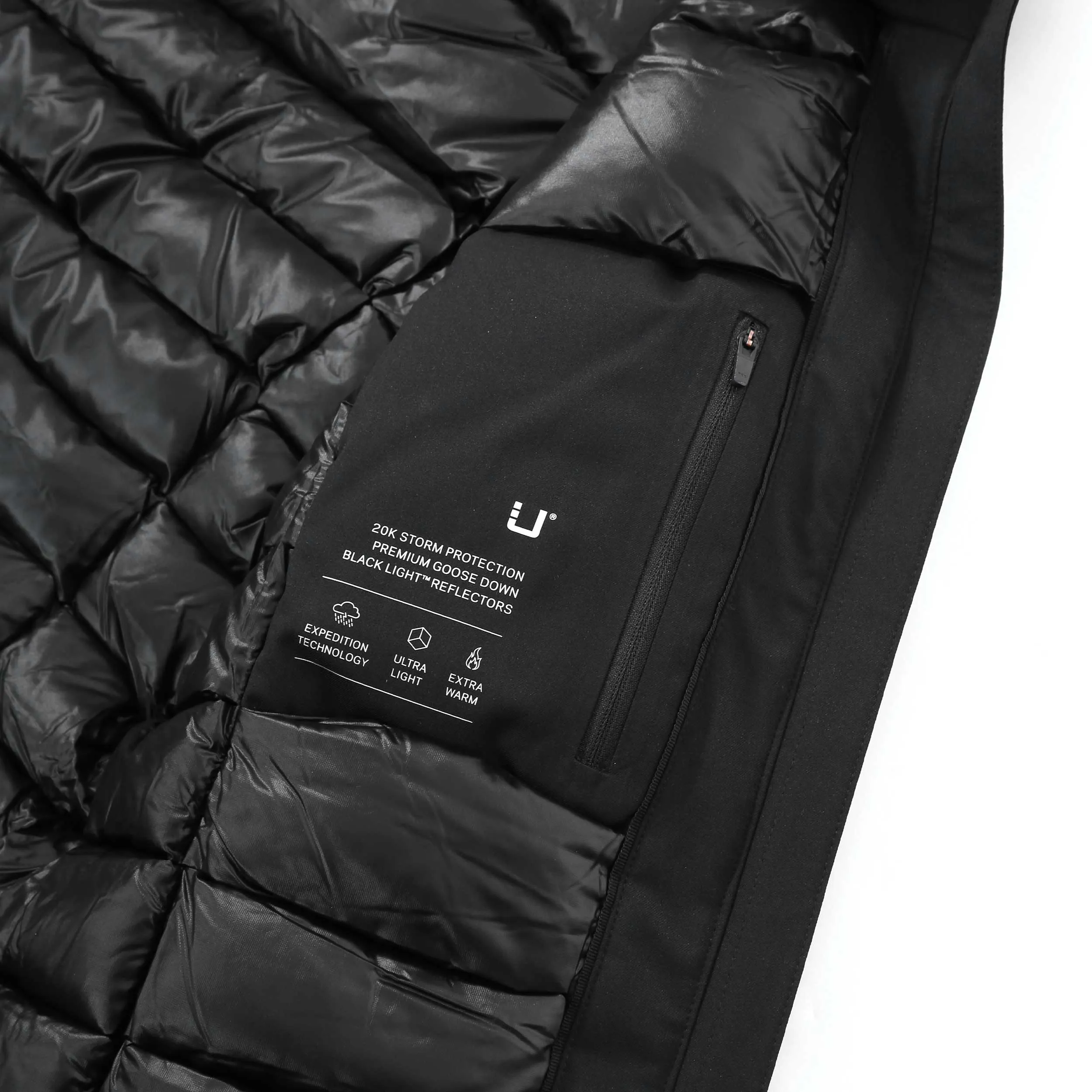 UBR White Heat Ladies Parka in Black