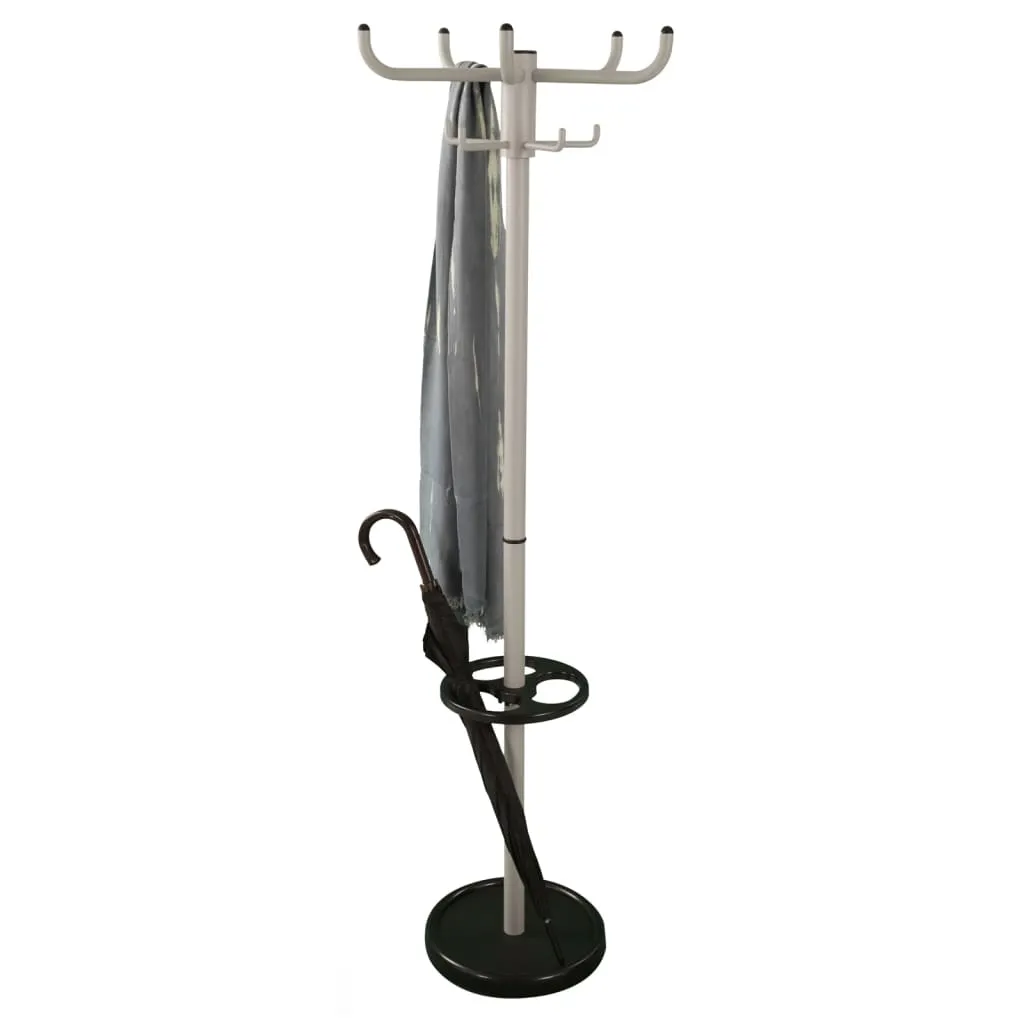 V-Part Standing Coat Rack with 10 Hooks High Five 175 cm