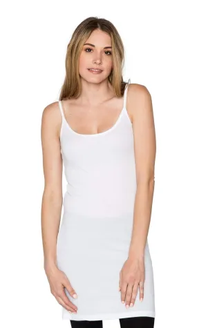 Velvet by Graham & Spencer Scarlett03 Gauzy Whisper Long Tank Top