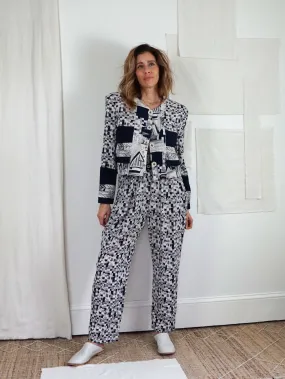 Vintage Digital Print Pant Set