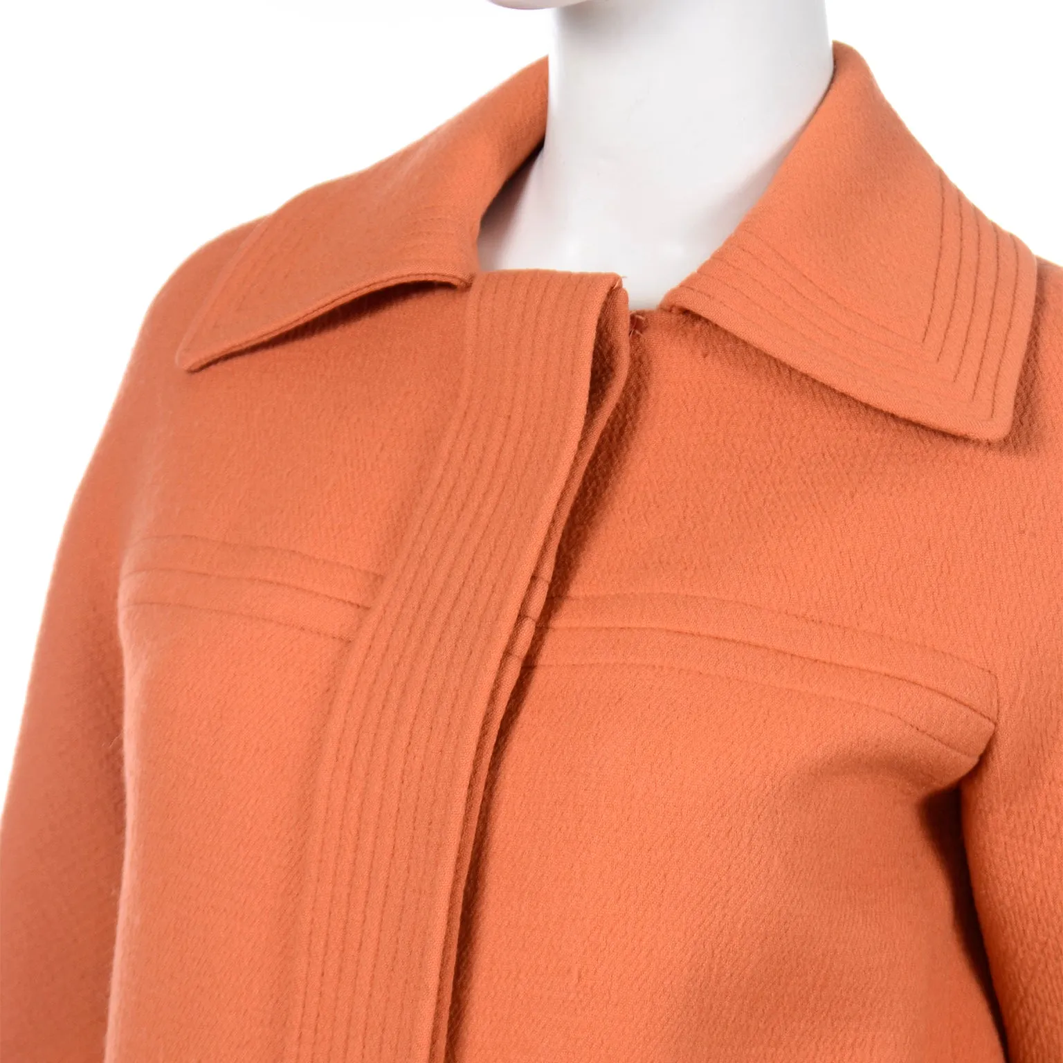 Vintage Pierre Cardin Orange Wool Jacket