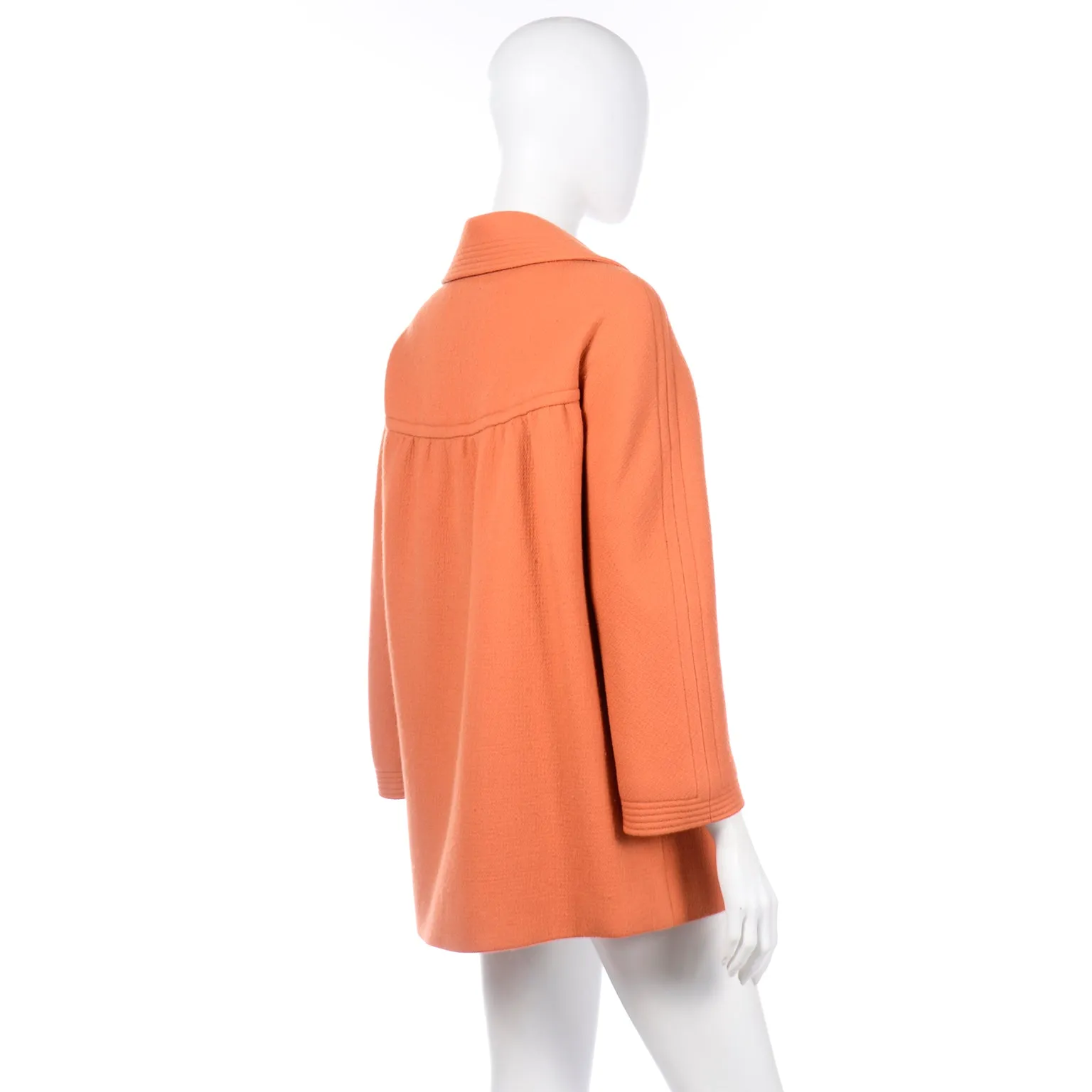 Vintage Pierre Cardin Orange Wool Jacket