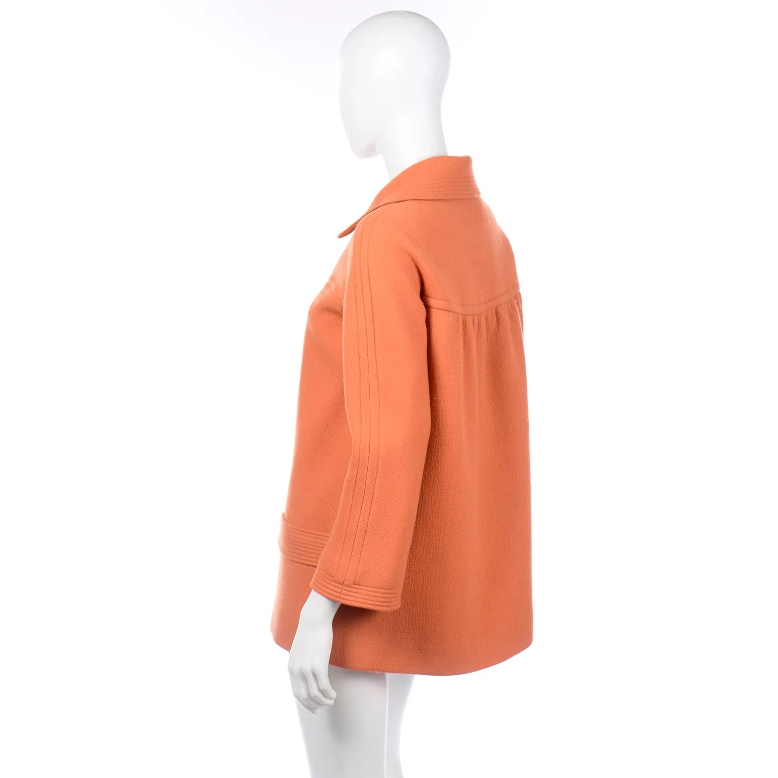 Vintage Pierre Cardin Orange Wool Jacket