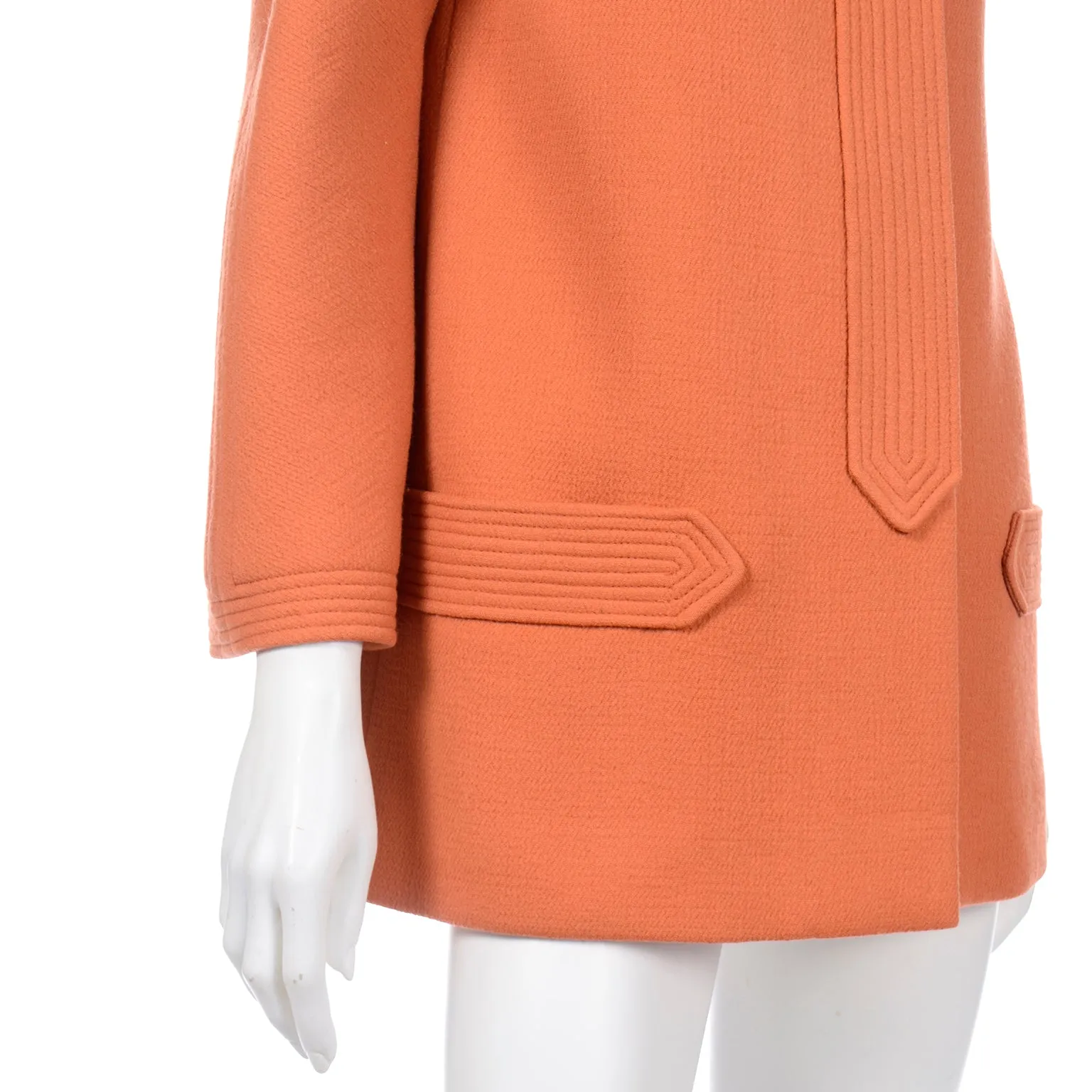 Vintage Pierre Cardin Orange Wool Jacket