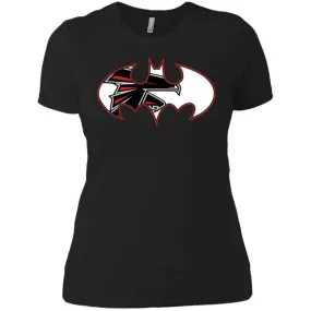 We Are The Atlanta Falcons Batman Nfl Mashup Women Cotton T-Shirt