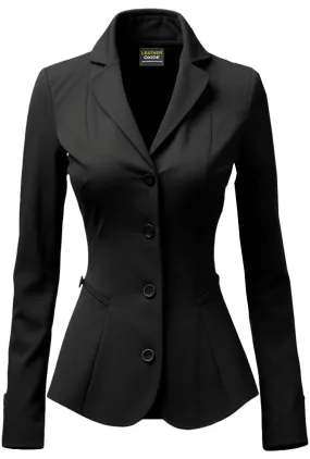 Women Black Cotton Coat - Cotton Coat