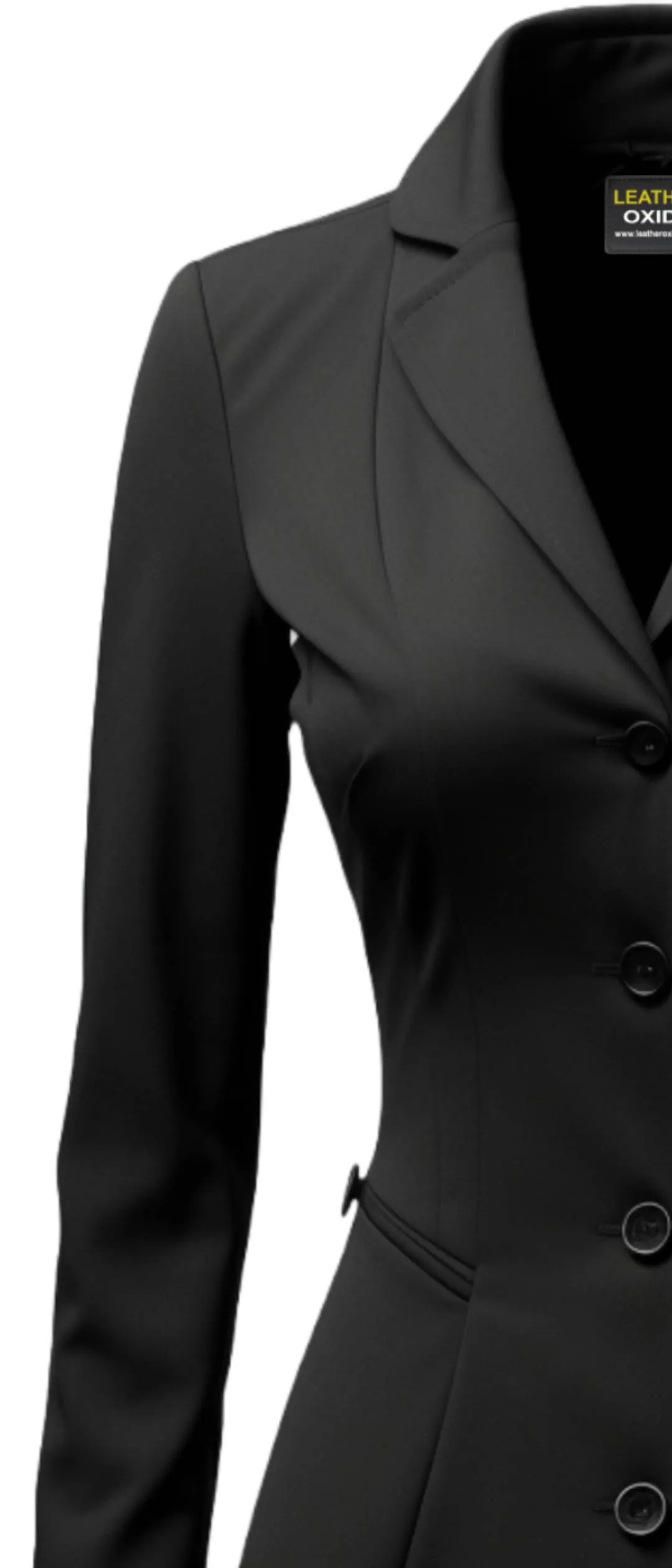 Women Black Cotton Coat - Cotton Coat