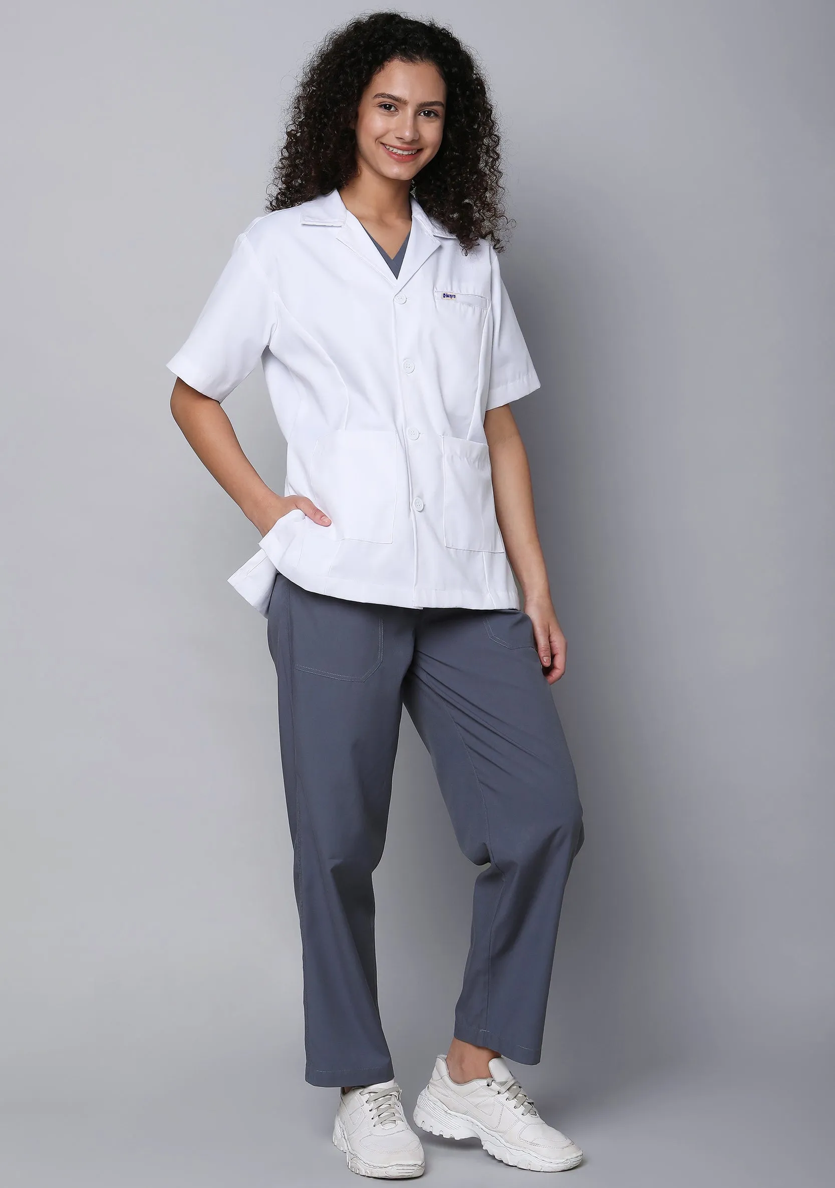 Women's Everyday Lab Coat Apron - Bundle Set