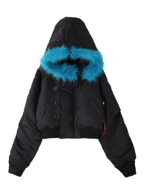 X-GIRL X ALPHA INDUSTRIES N-2B SHORT WAIST PARKA