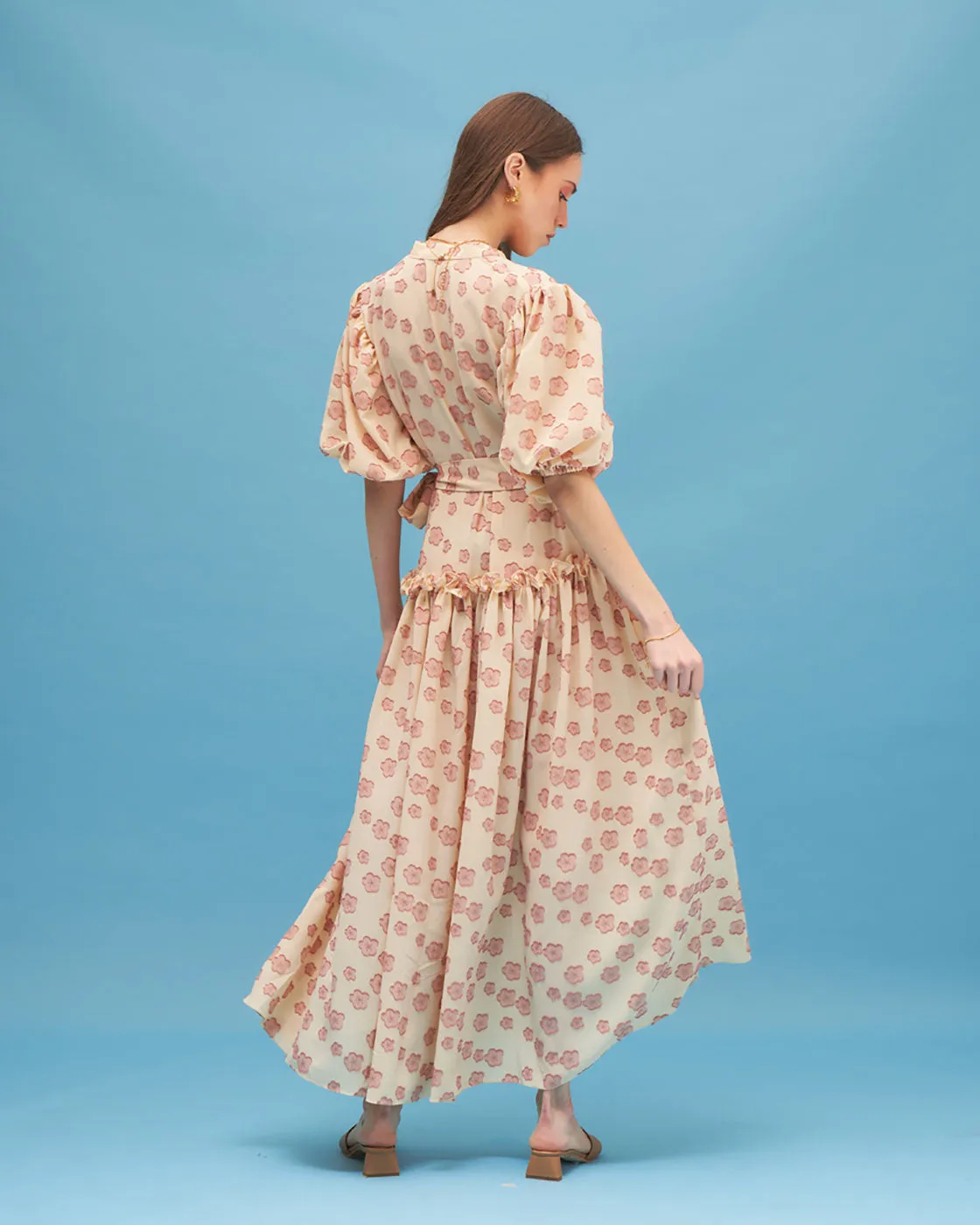 YARROW JACQUARD MAXI DRESS