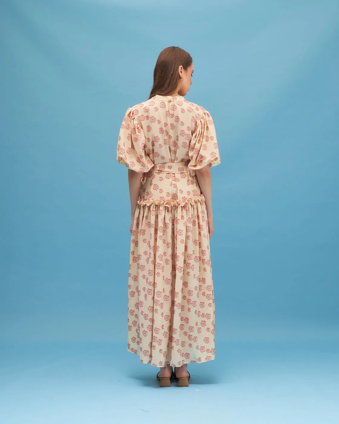 YARROW JACQUARD MAXI DRESS